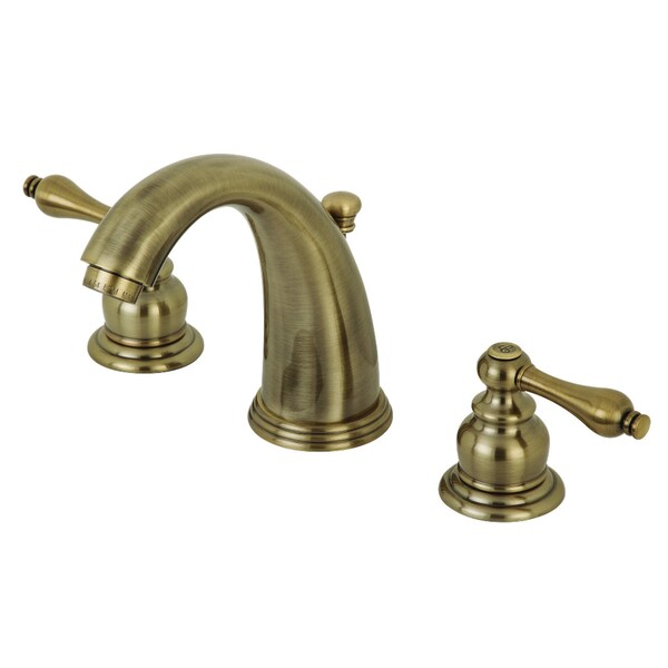 KB983ALAB Victorian 2-Handle 8" Widespread Bathroom Faucet, Brass